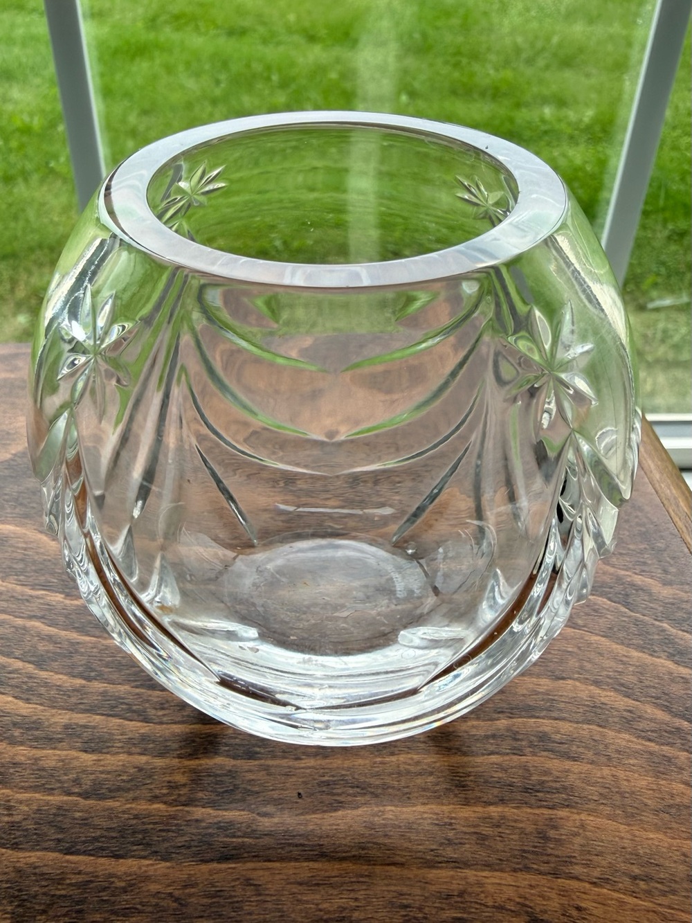 MARQUIS by Waterford Crystal Clear Cut-Glass Votive with Star Motif